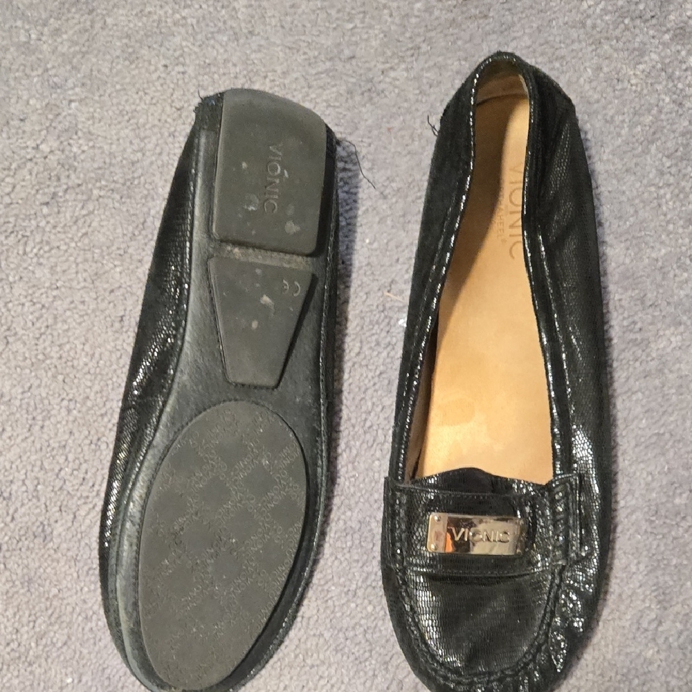 Women's Black Loafers - Picture 7 of 7